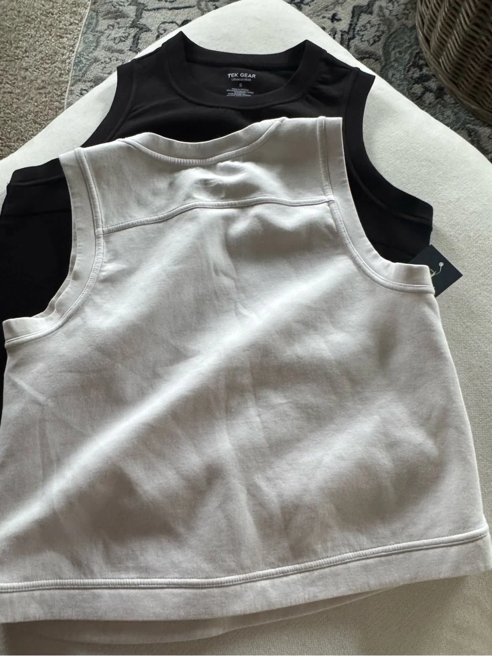 Black & White Tank Top Set - Picture 2 of 5